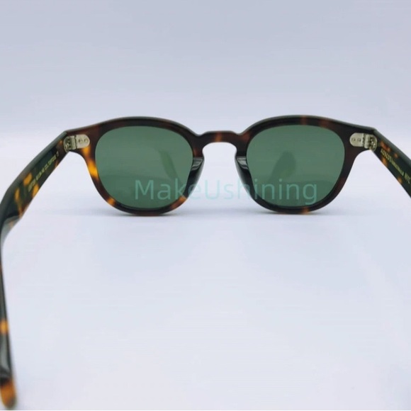 MOSCOT Brown and Green Sunglasses Classic Rounded Frame - Picture 3 of 4